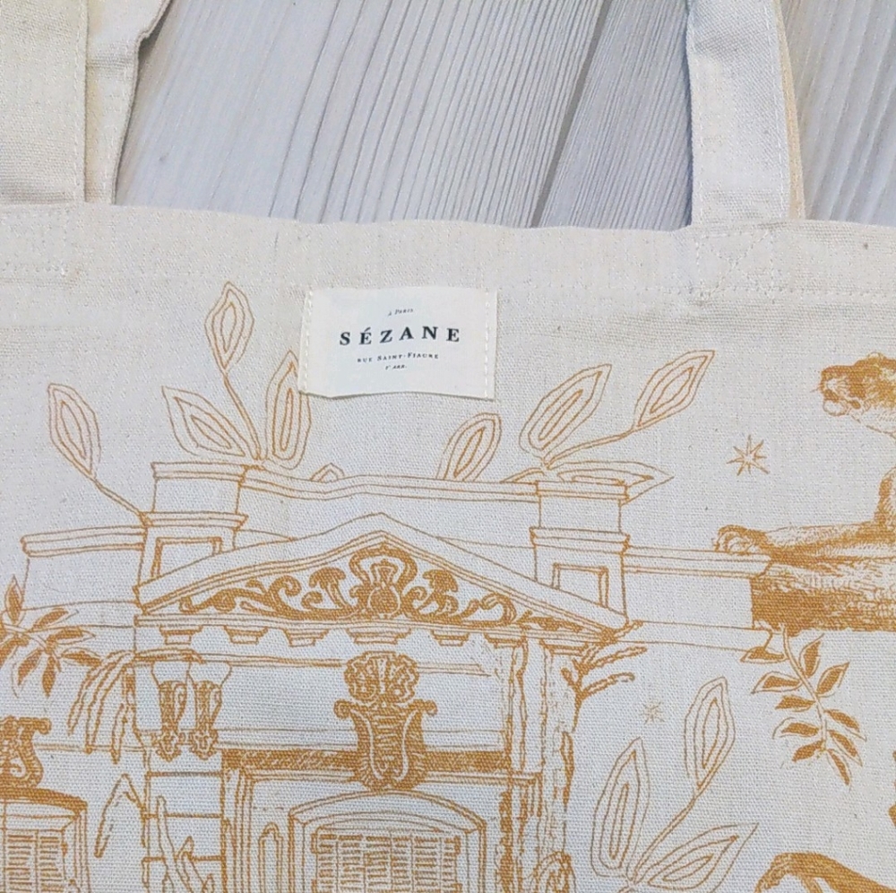 Sezane Paris Tote Pouch Coin Purse Bundle of 4 Items NEW - Picture 2 of 7